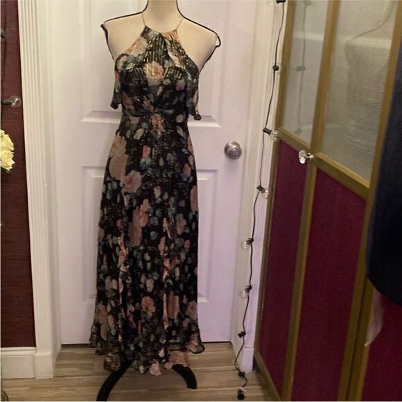 Zimmermann 100% silk Floral Halter Neck Dress, XS - Picture 5 of 13